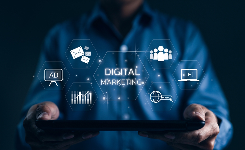 Digital,Marketing,Strategy,Concept.,Commerce,Online,Sale,,Website,Advertising,Agency,